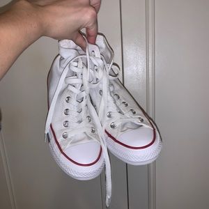 Classic white converse